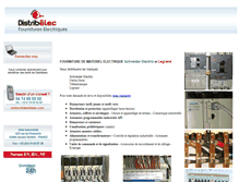 Tablet Screenshot of distribelec.com